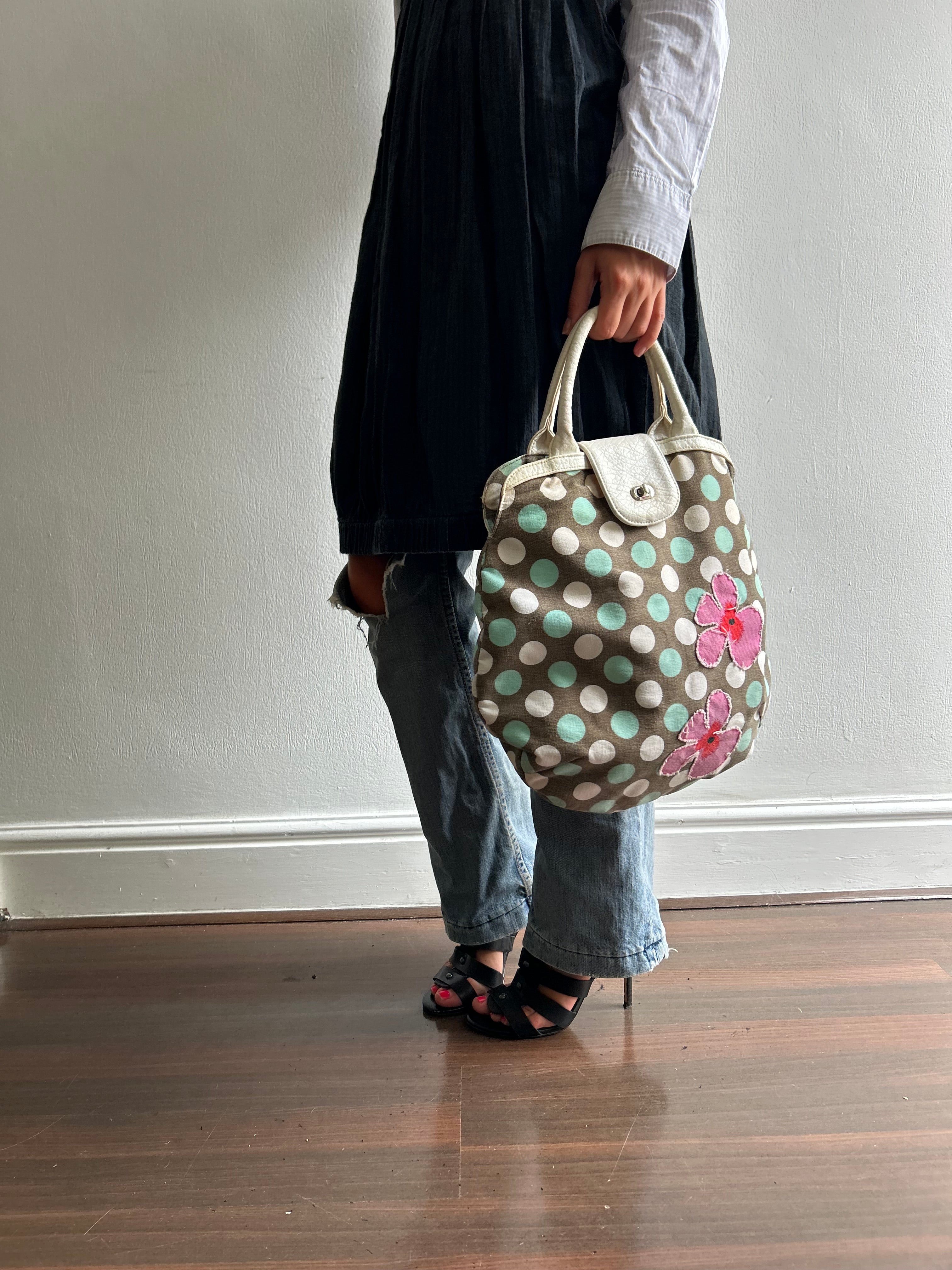 Vintage Polka Dot Bag