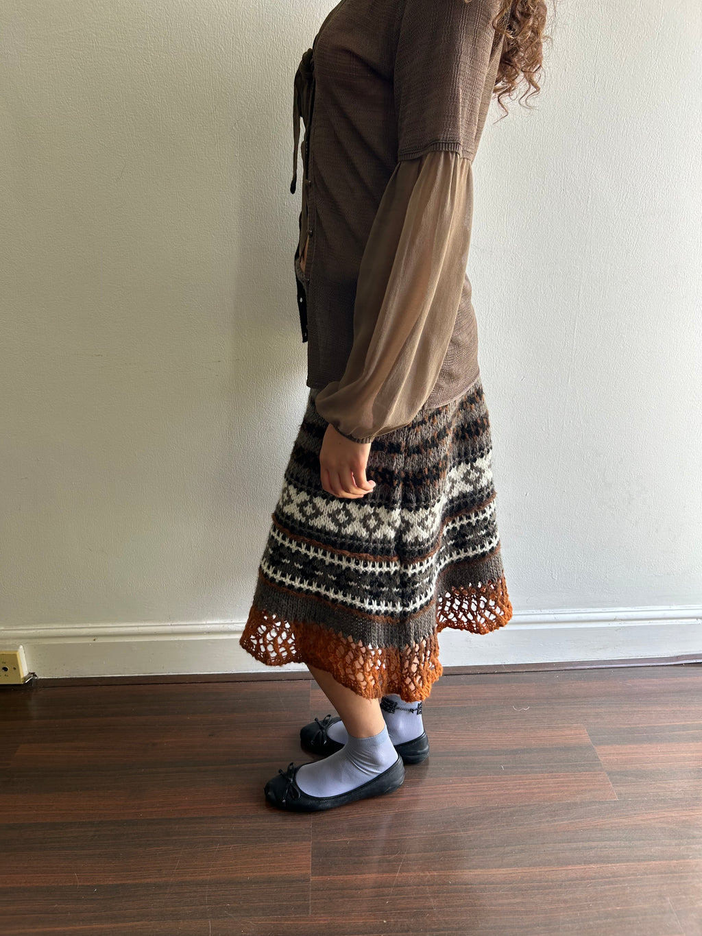 Autumn Crochet Skirt