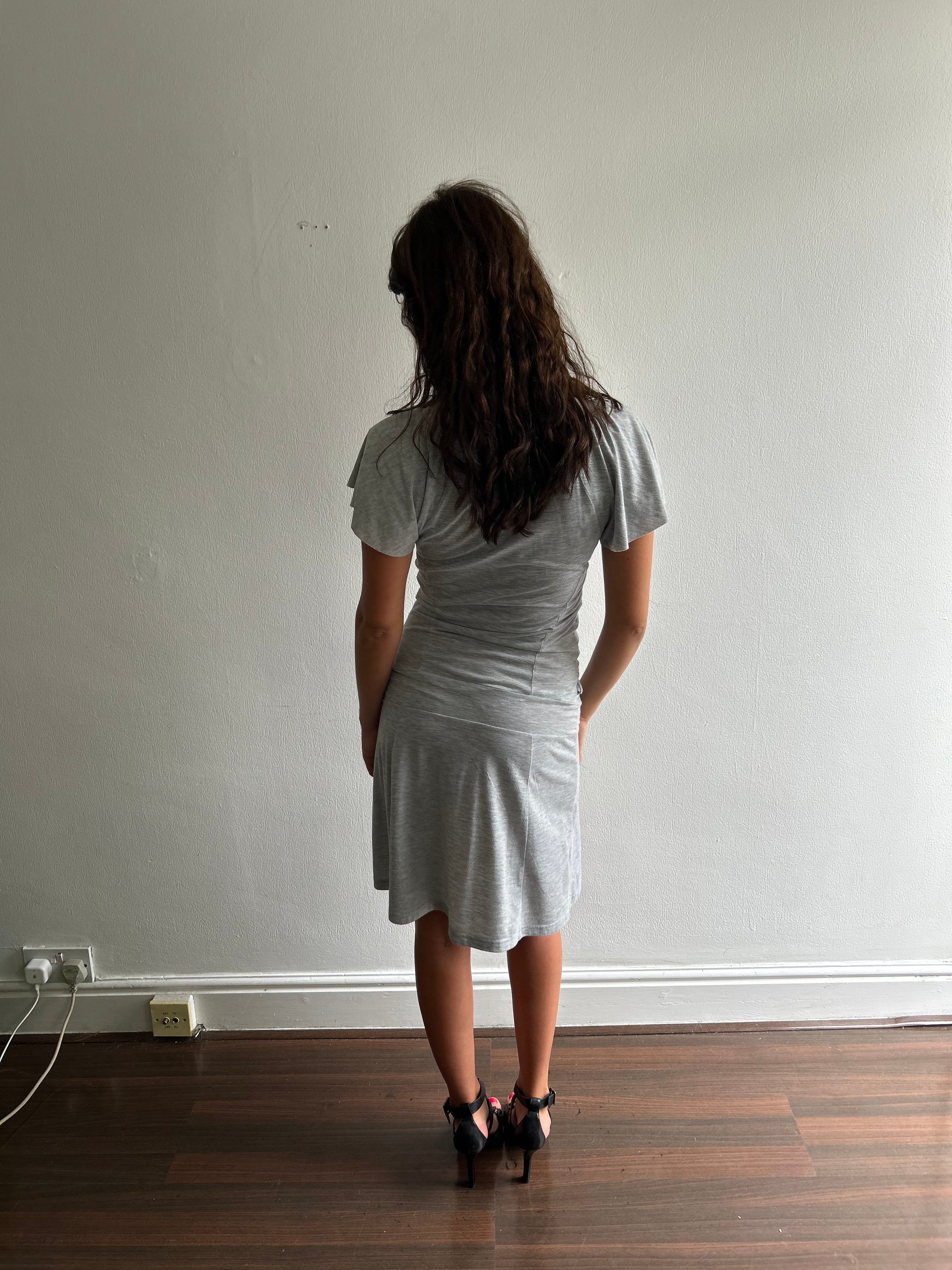 Grey EDC Drop Waist Dress