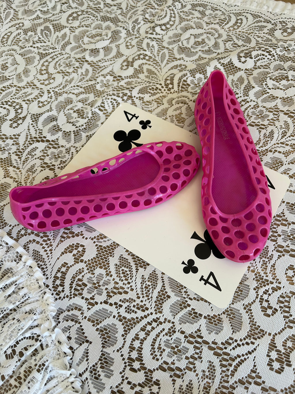 Pink Jelly Shoes