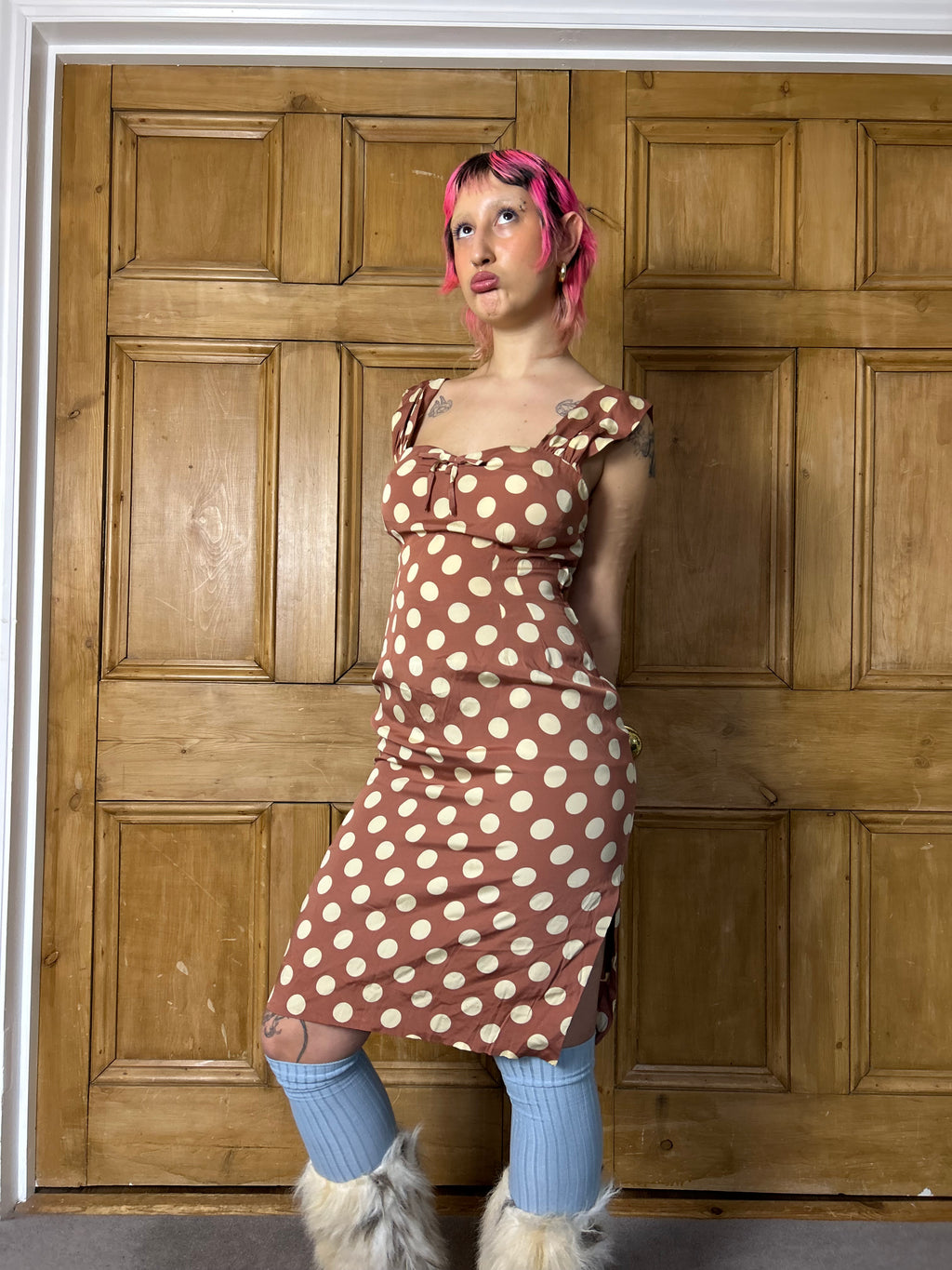 Vintage Polka Dot Dress