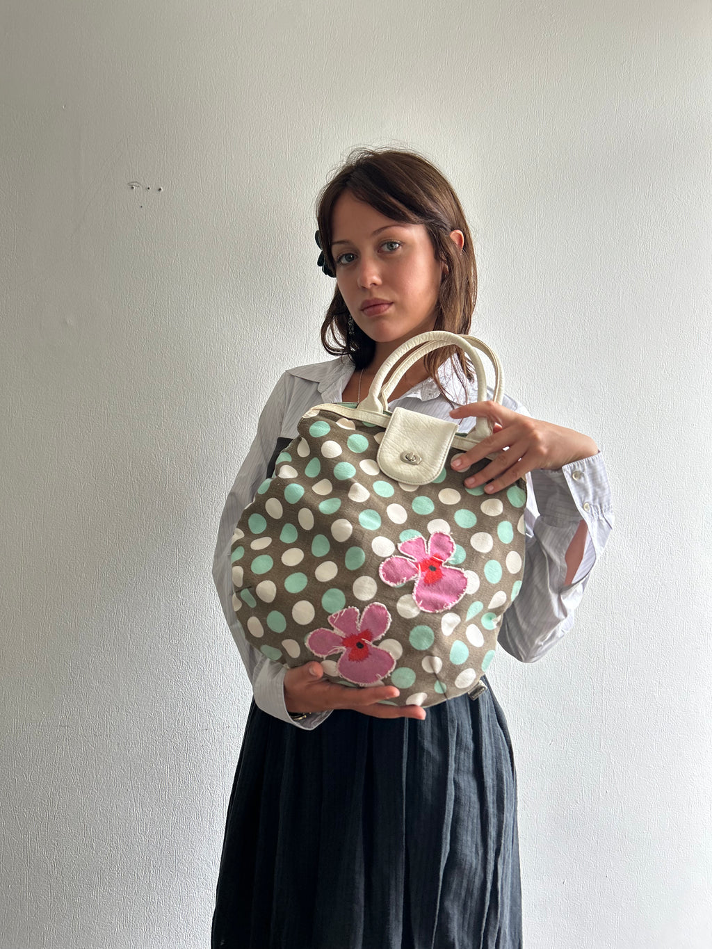 Vintage Polka Dot Bag