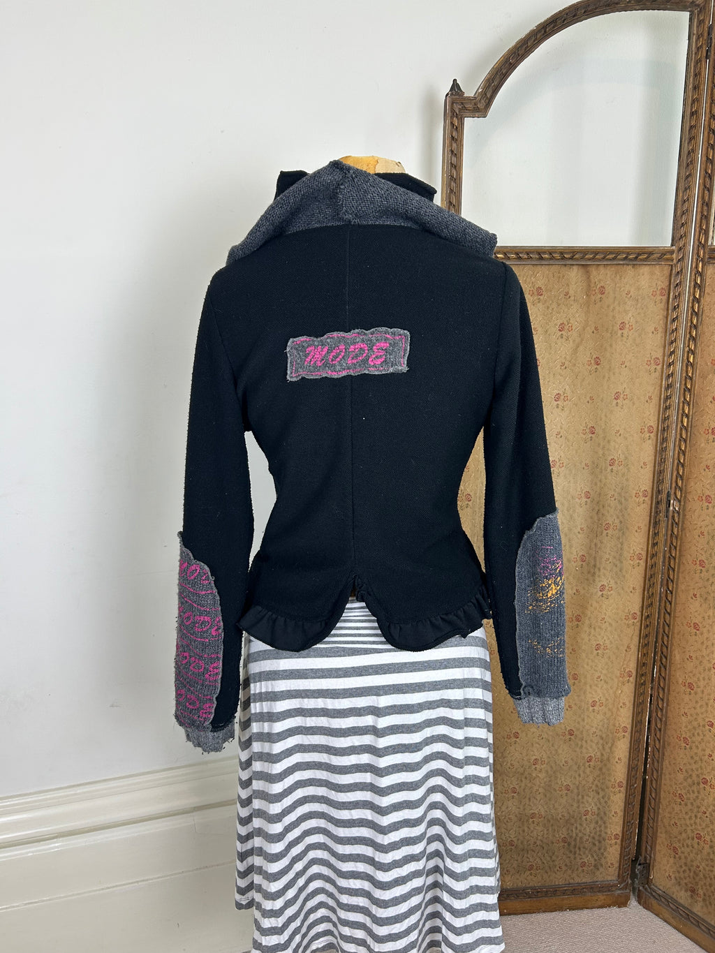 Whimsical knit jacket