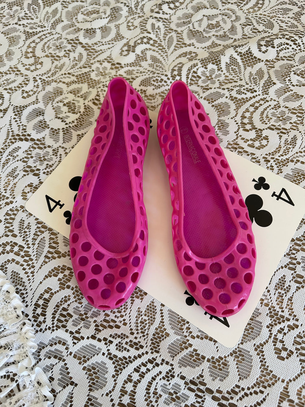 Pink Jelly Shoes