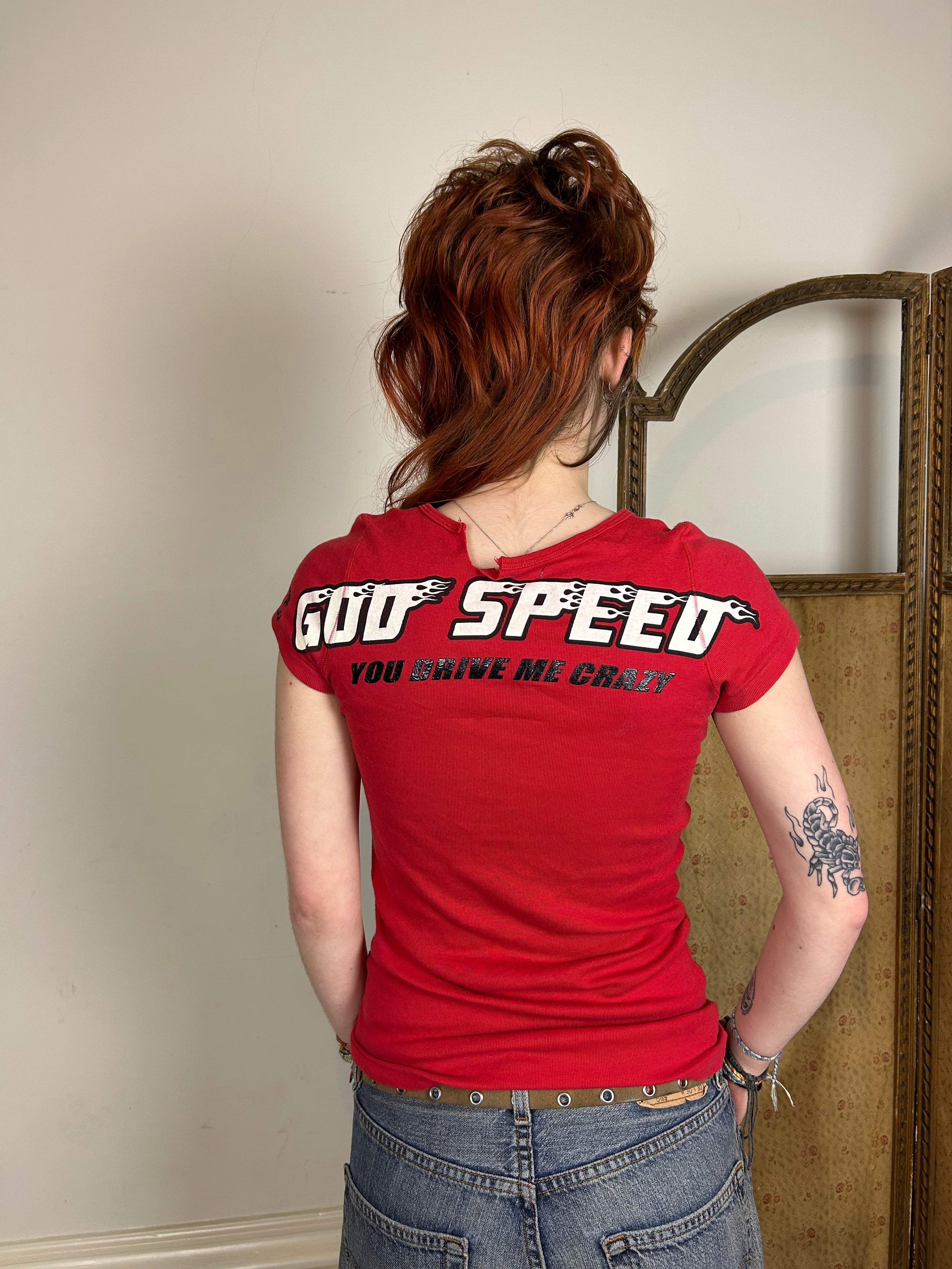 ‘GOD SPEED’ graphic tee
