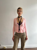 Baby Pink Ballet Wrap Top