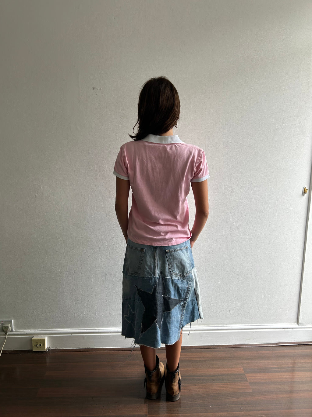 Pink '45' Polo Shirt