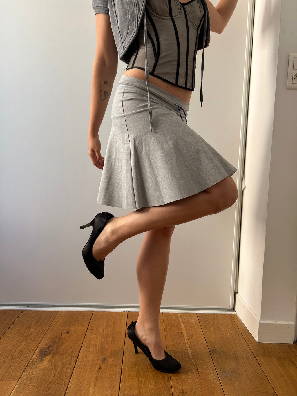 Jersey Cop Copine Skirt