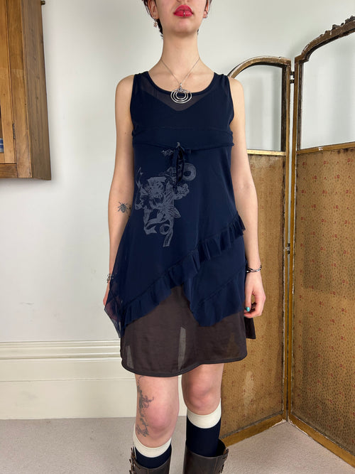 2 layer whimsical dress