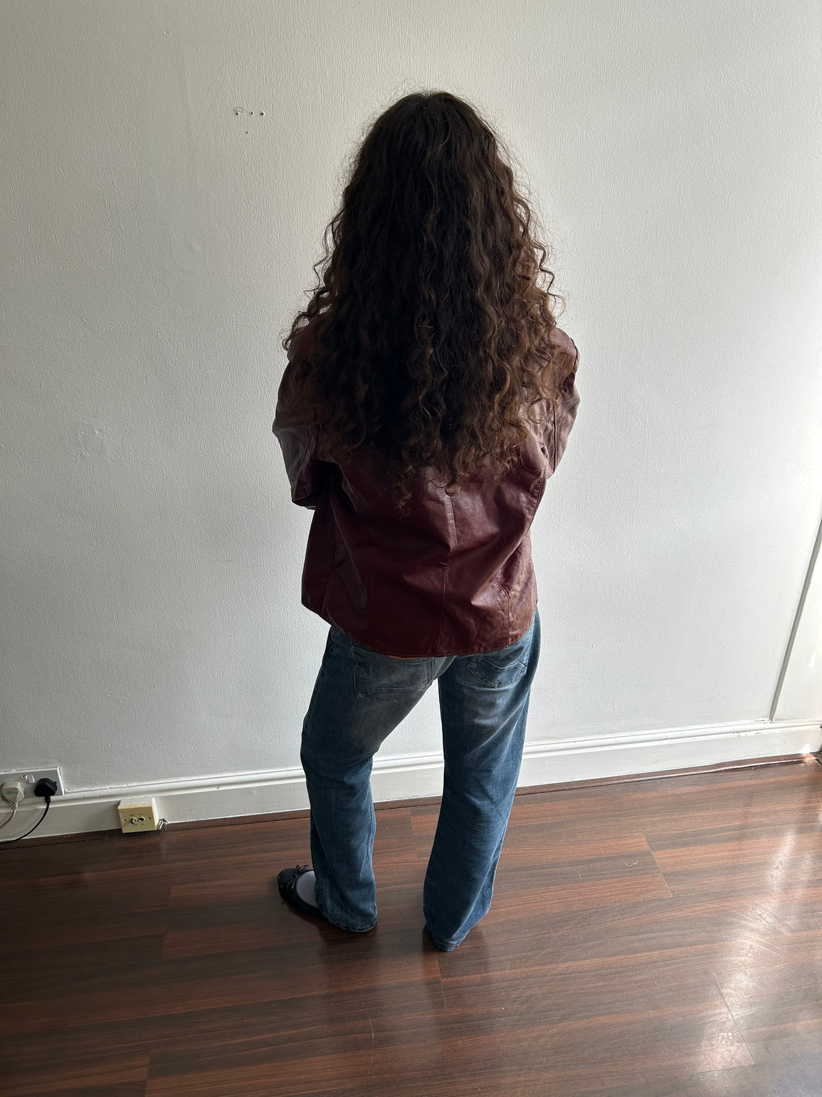 Burgundy Leather Jacket