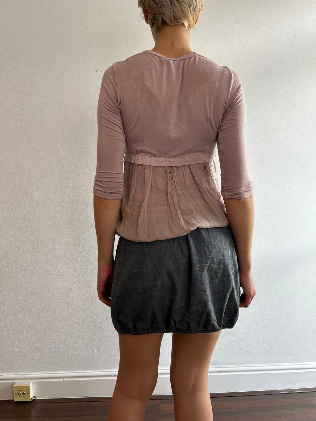 Cop Copine Grey Bubble Skirt