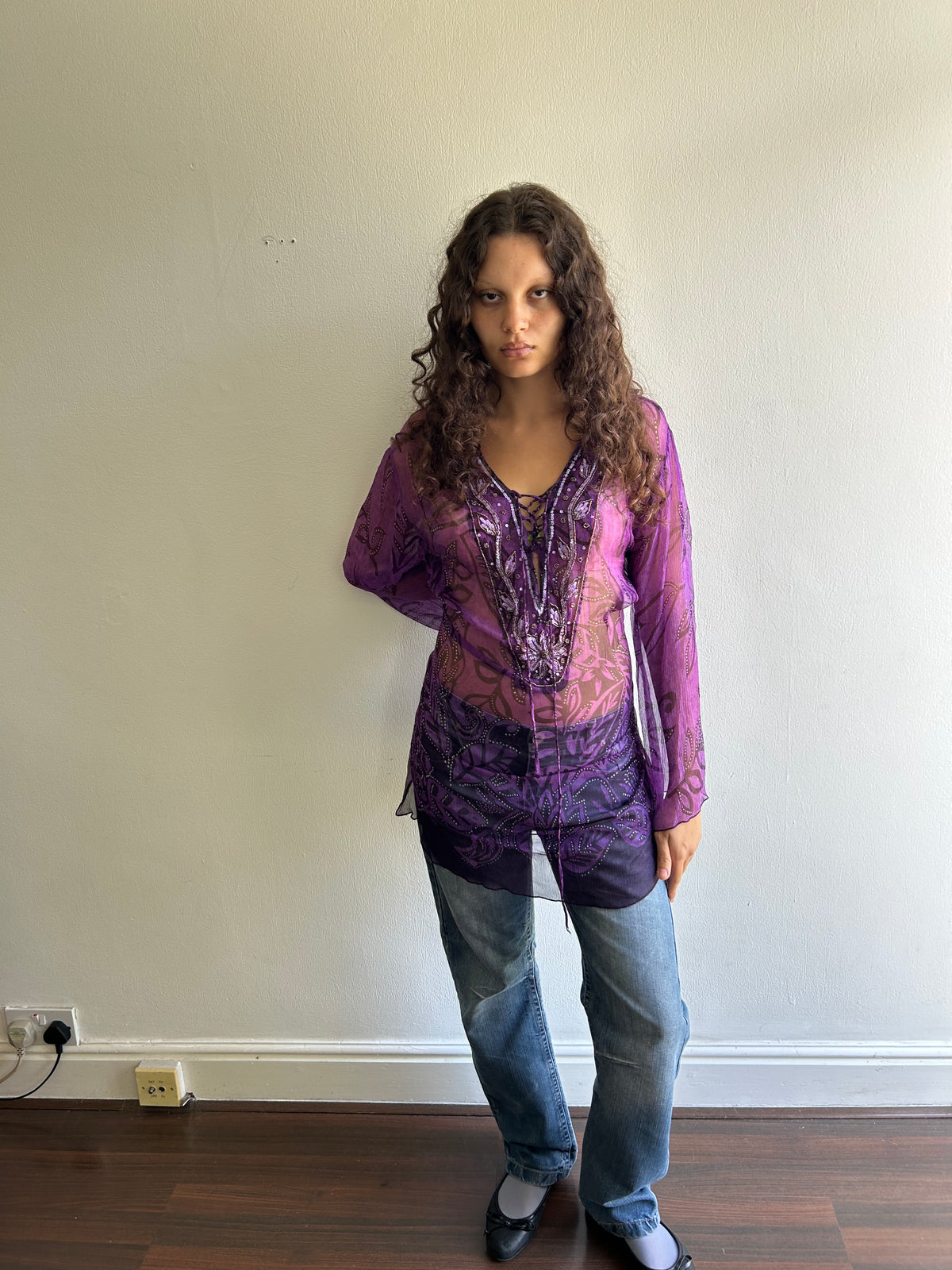 Whimsical Purple Top/Dress