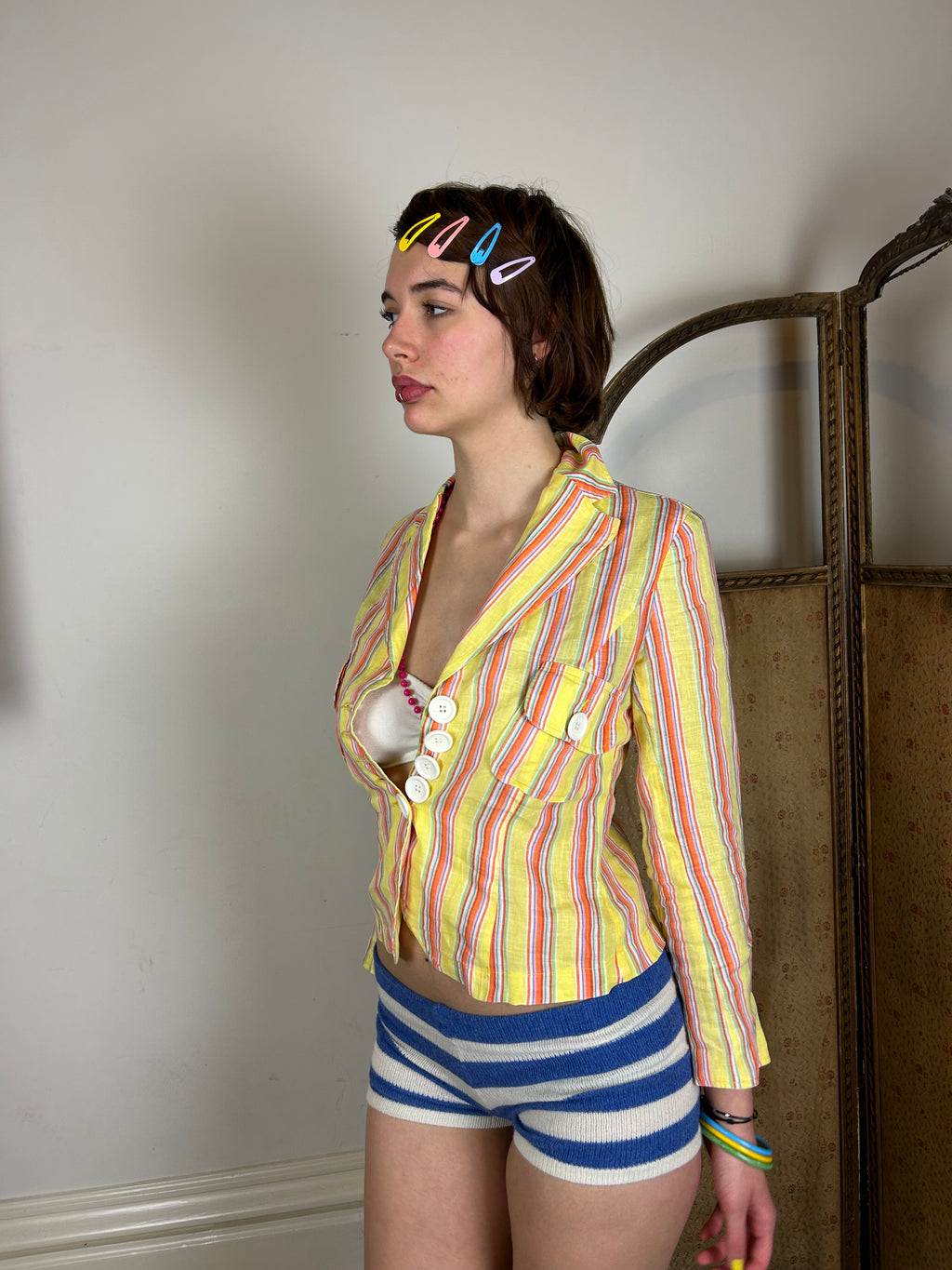 Anna Sui pastel blazer