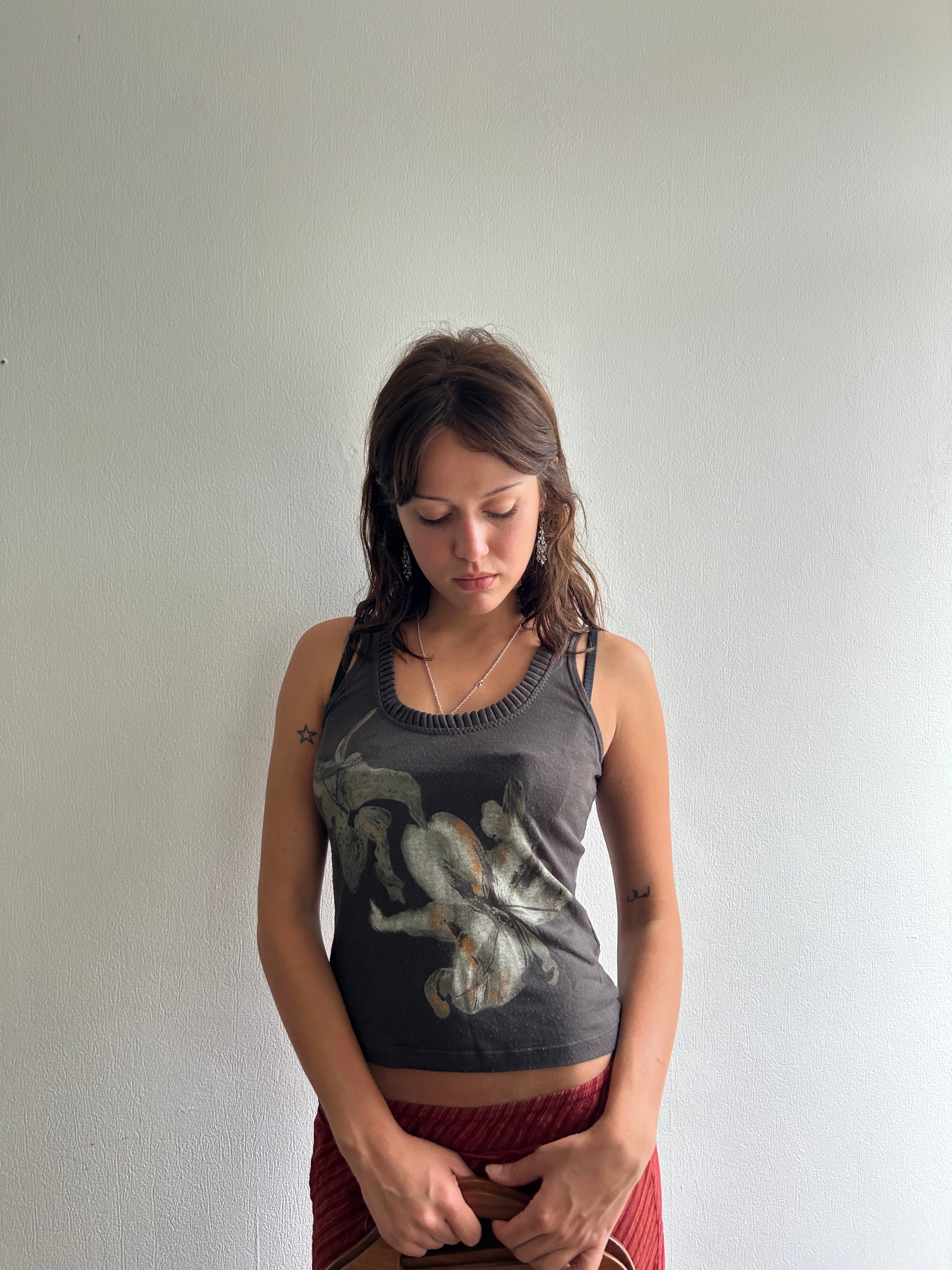 Floral Print Tank Top