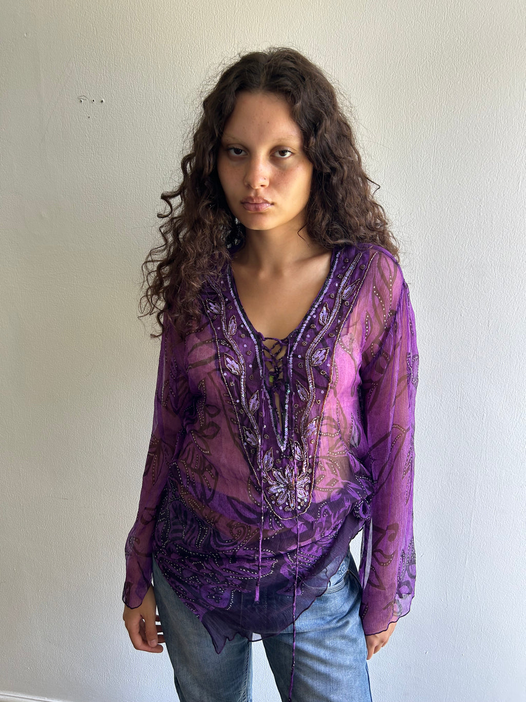 Whimsical Purple Top/Dress