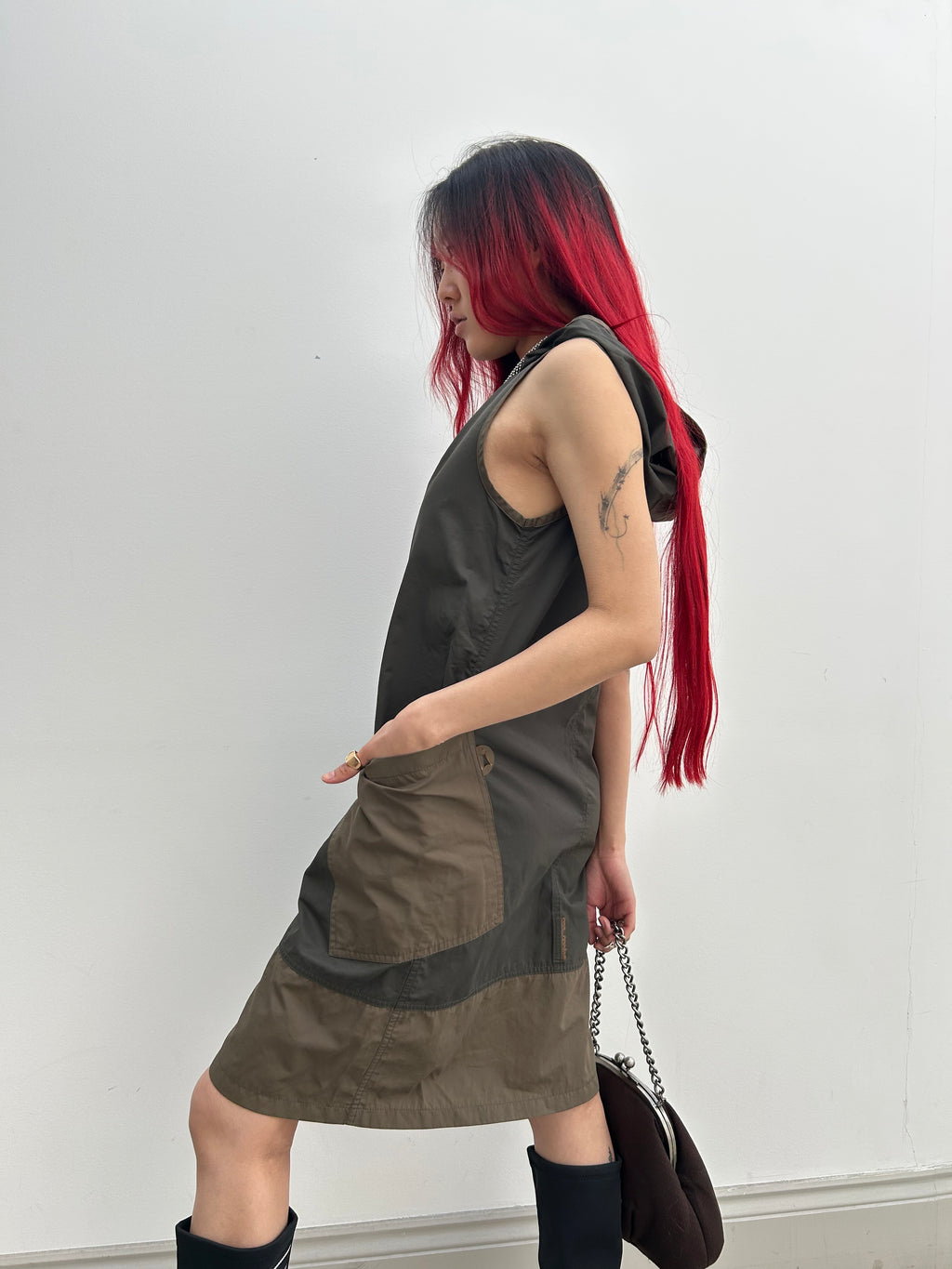 Cop Copine Hooded Dress
