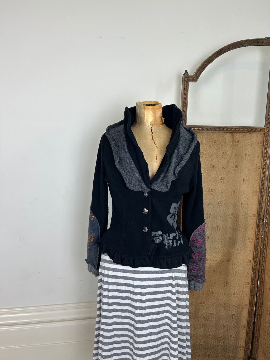 Whimsical knit jacket