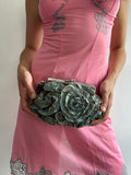Iridescent Floral Purse