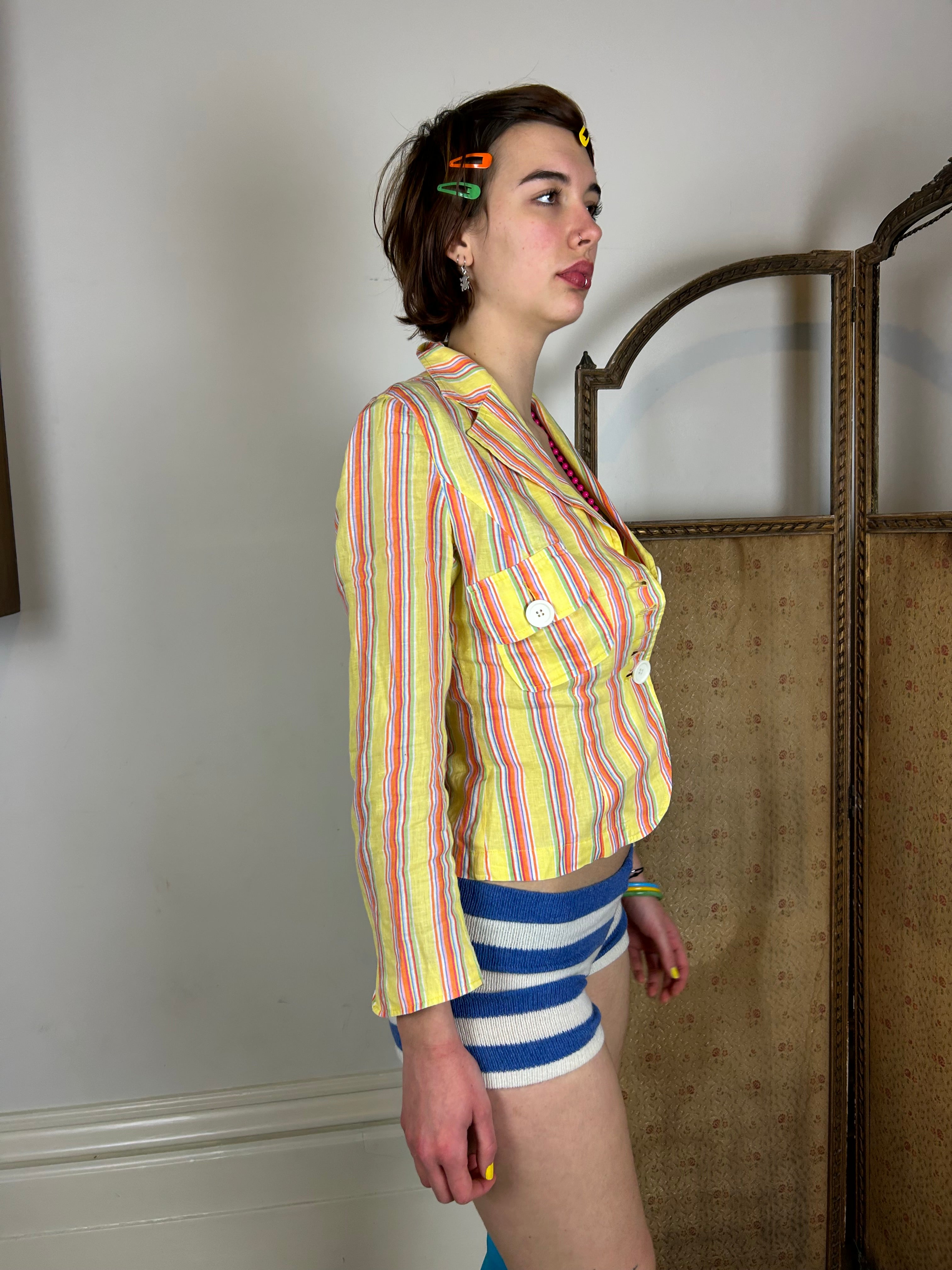 Anna Sui pastel blazer