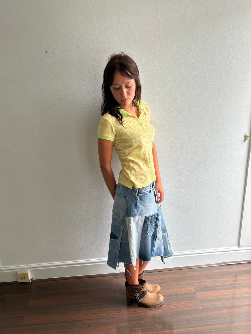 LuckyStar Denim Star Skirt