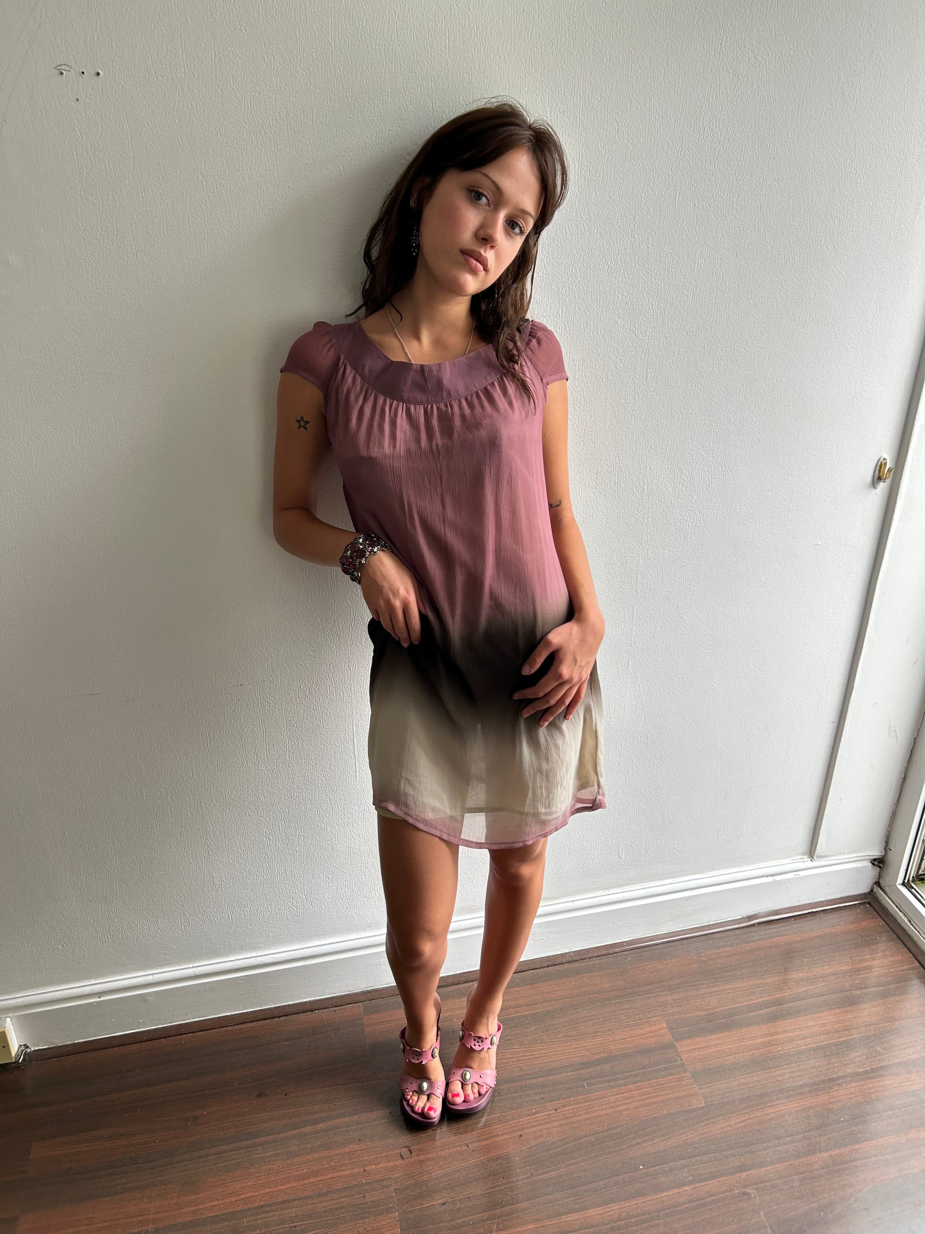 Vintage Gradient Dress
