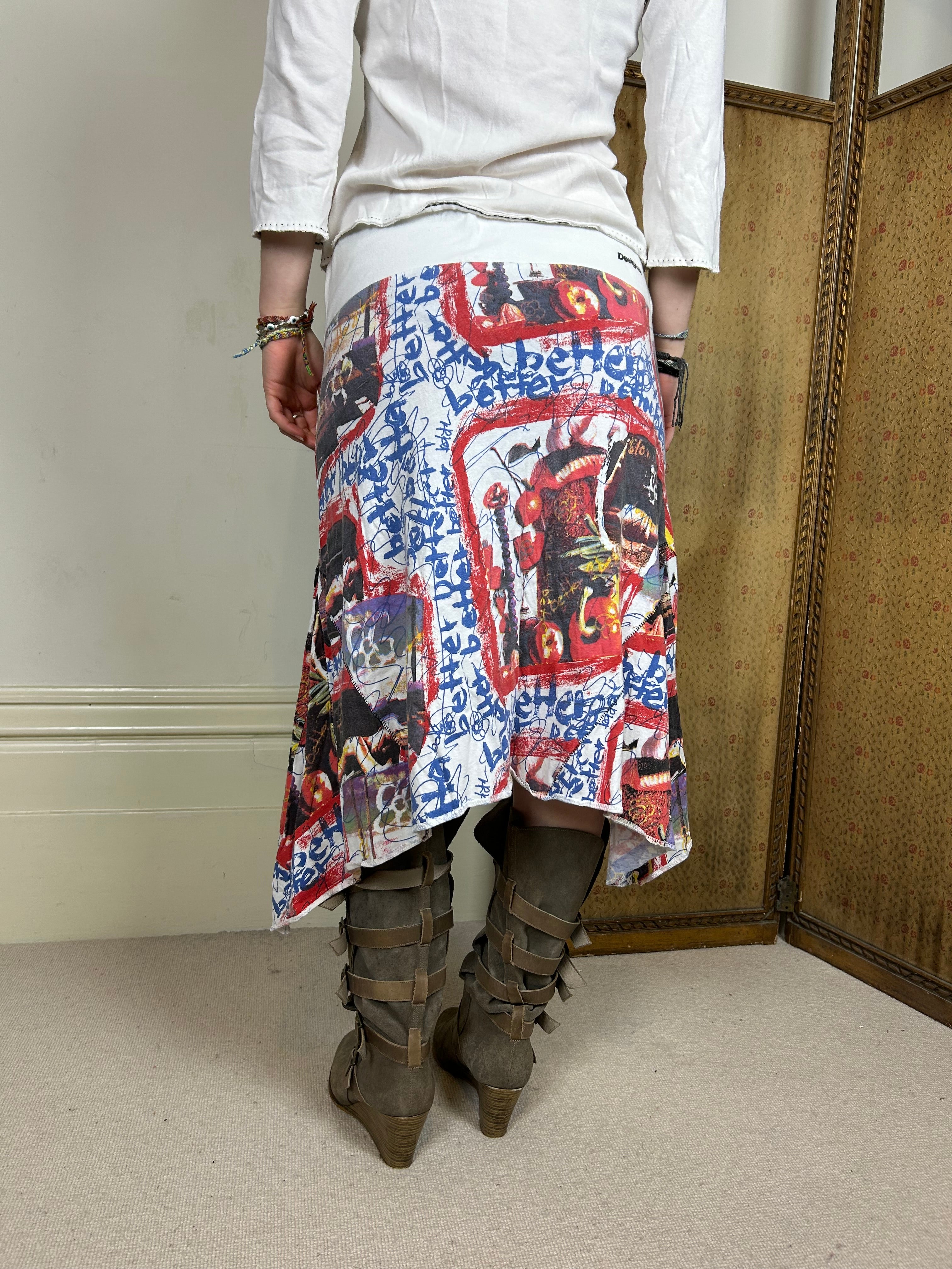 Desigual graphic skirt