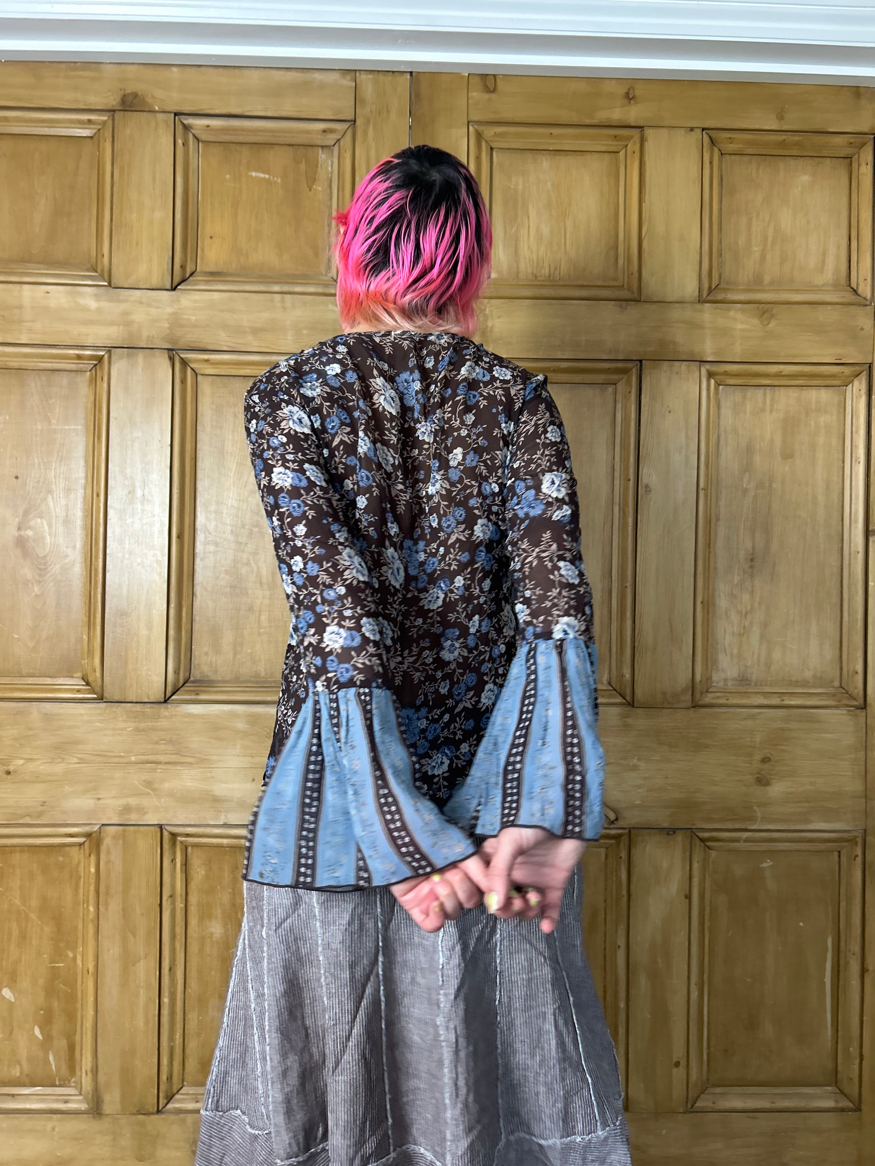 Whimsical Floral Top