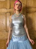 Silver tank top
