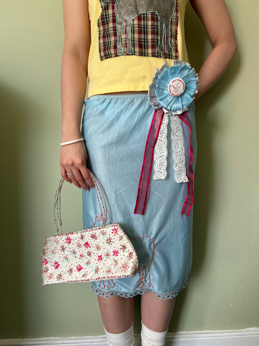 Floral Y2k Sequin Bag