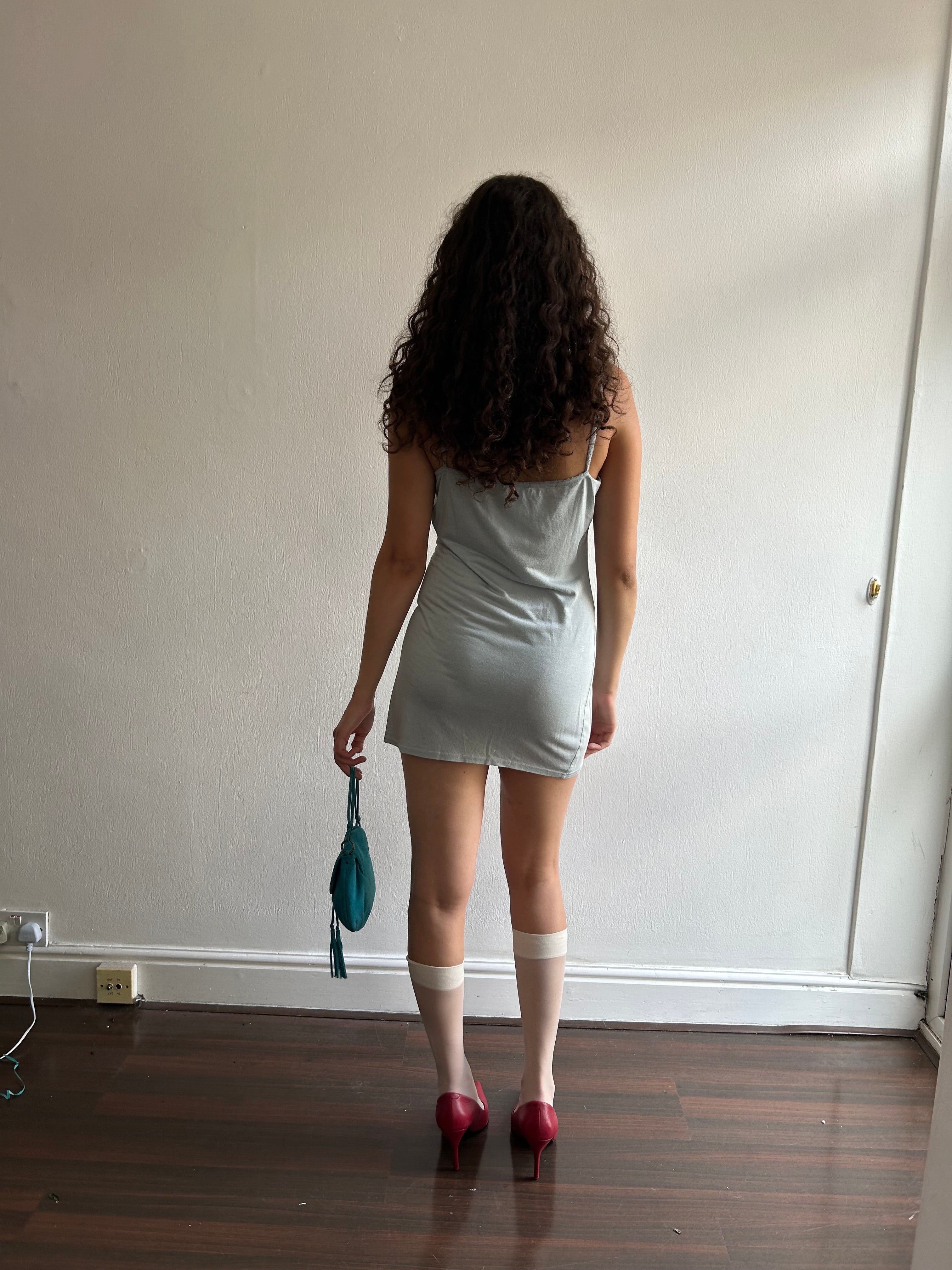 Gorgeous Silk and Cotton Vintage Slip Dress
