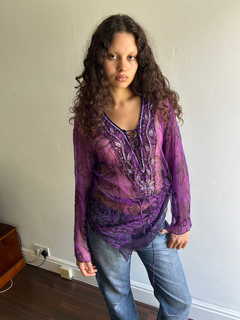 Whimsical Purple Top/Dress