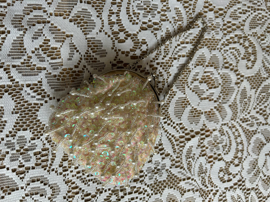 Vintage Beaded Mini Pouch