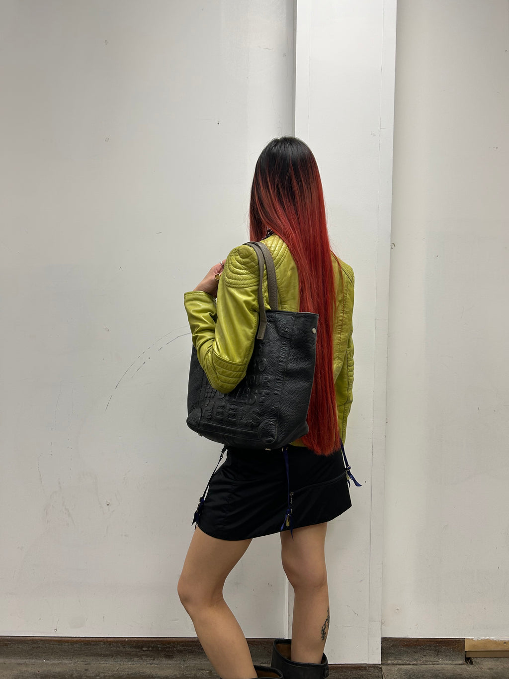 Black Leather Handbag