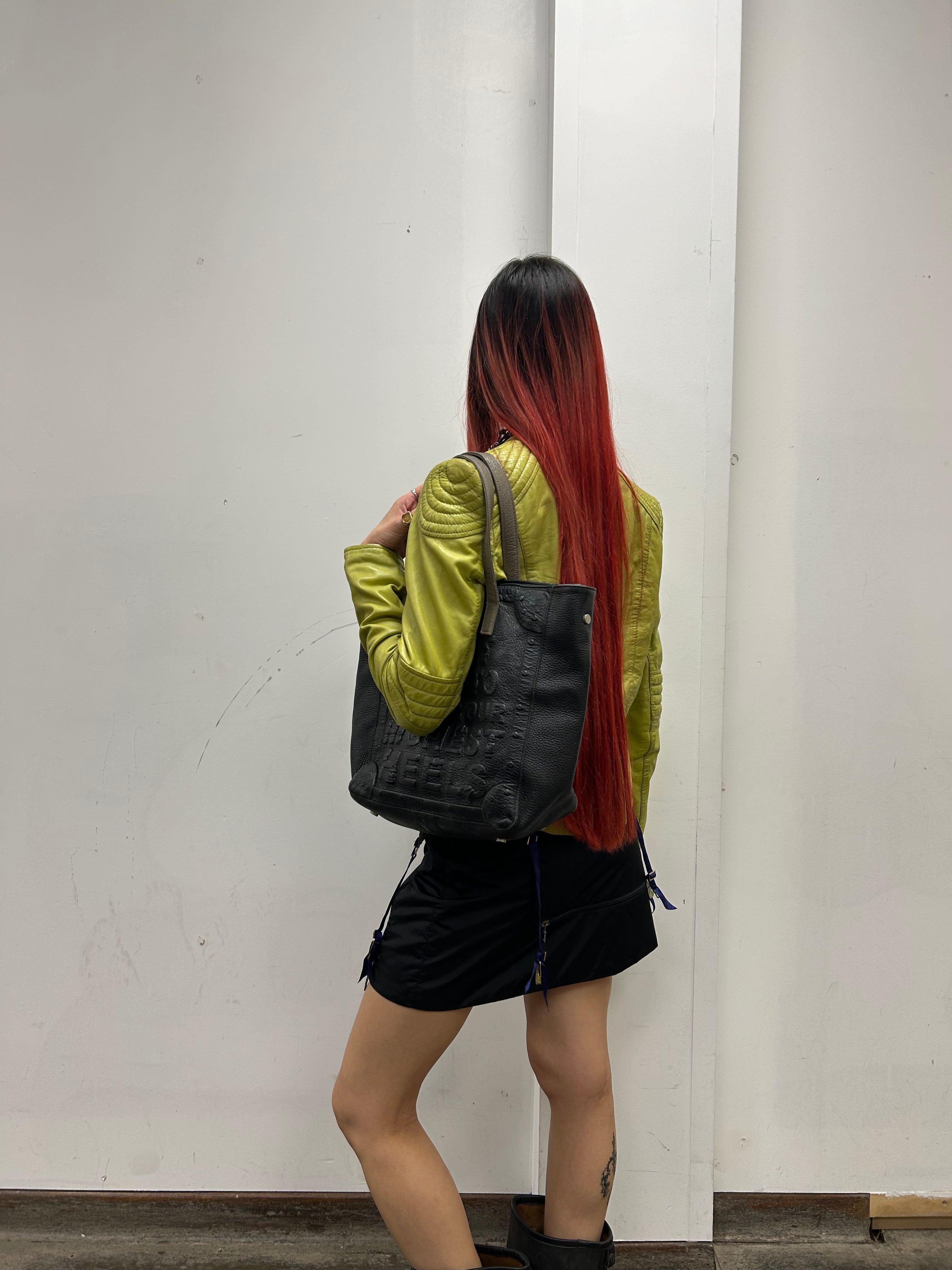 Black Leather Handbag