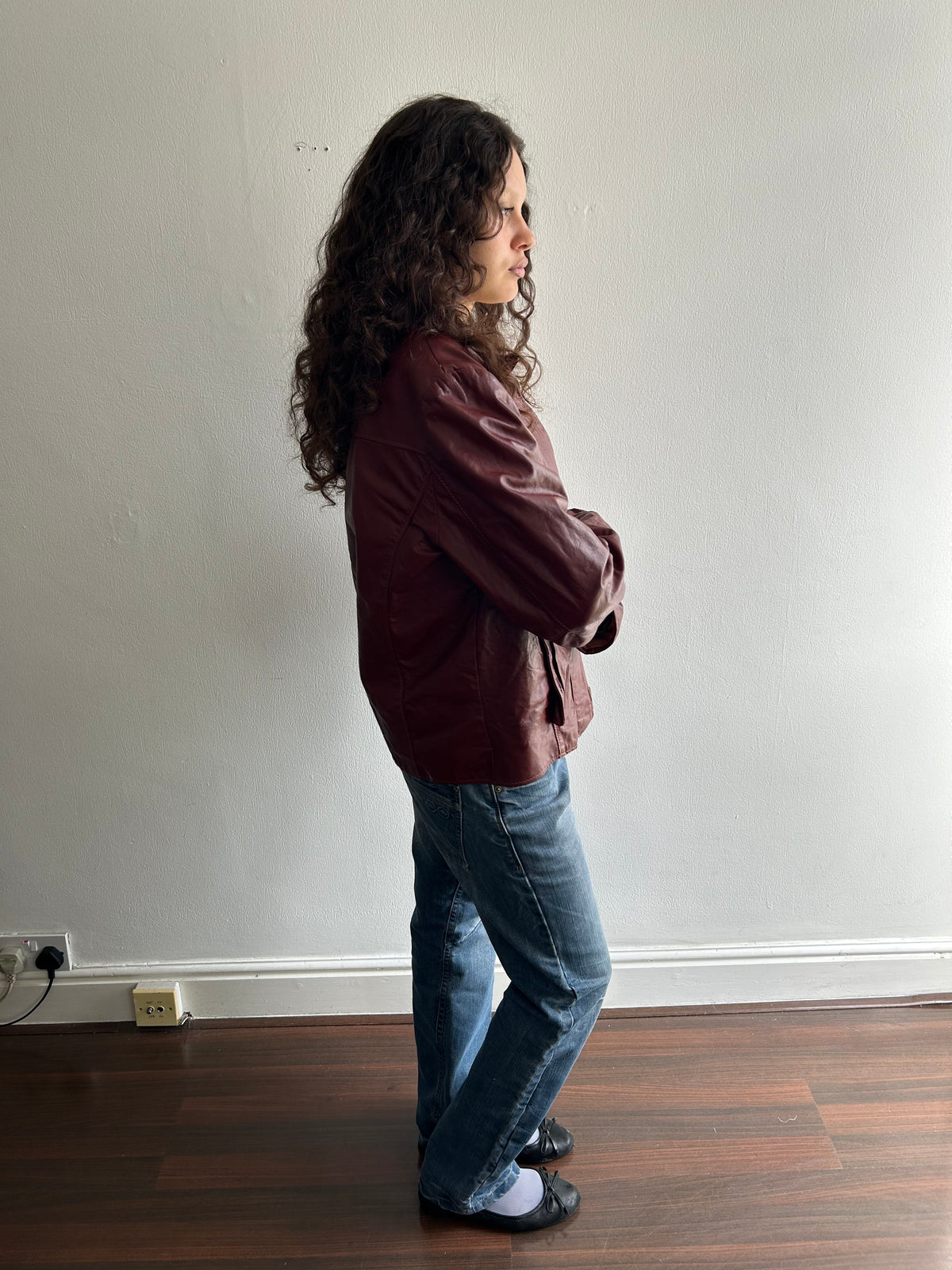 Burgundy Leather Jacket