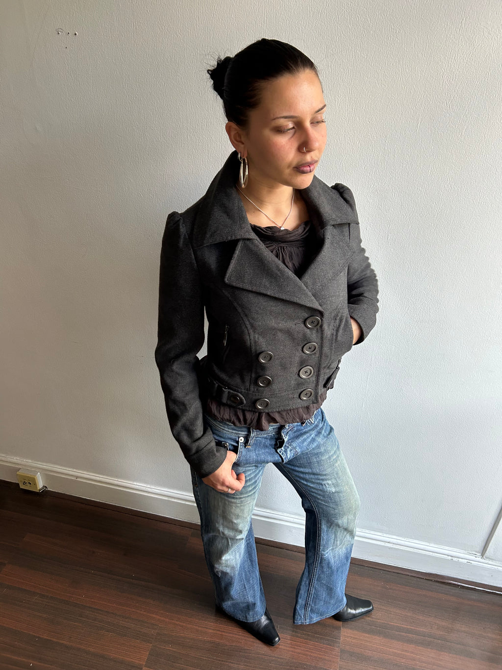 Tom Wolfe Cropped Double Breasted Jacket