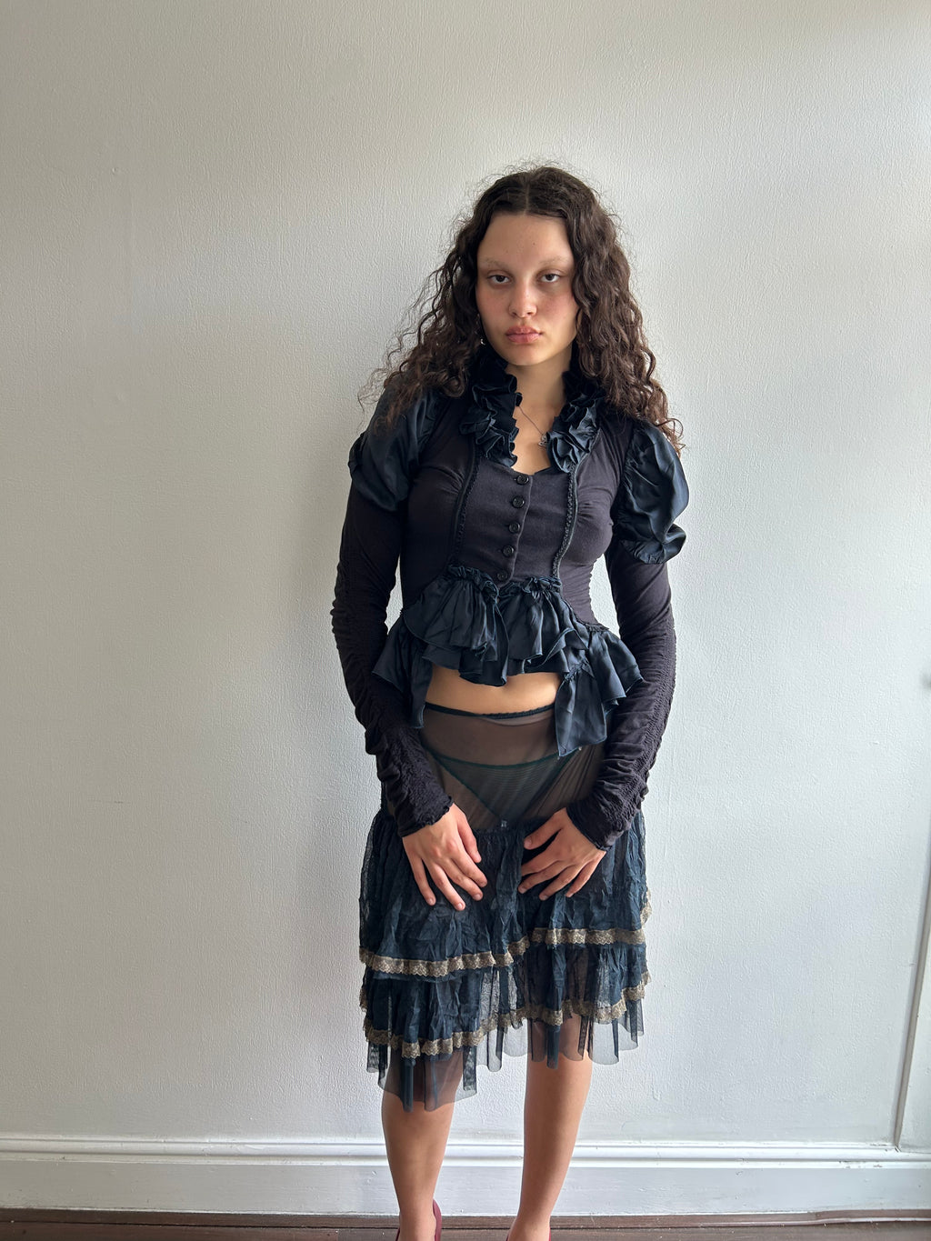 HIGH Victorian Style Blouse