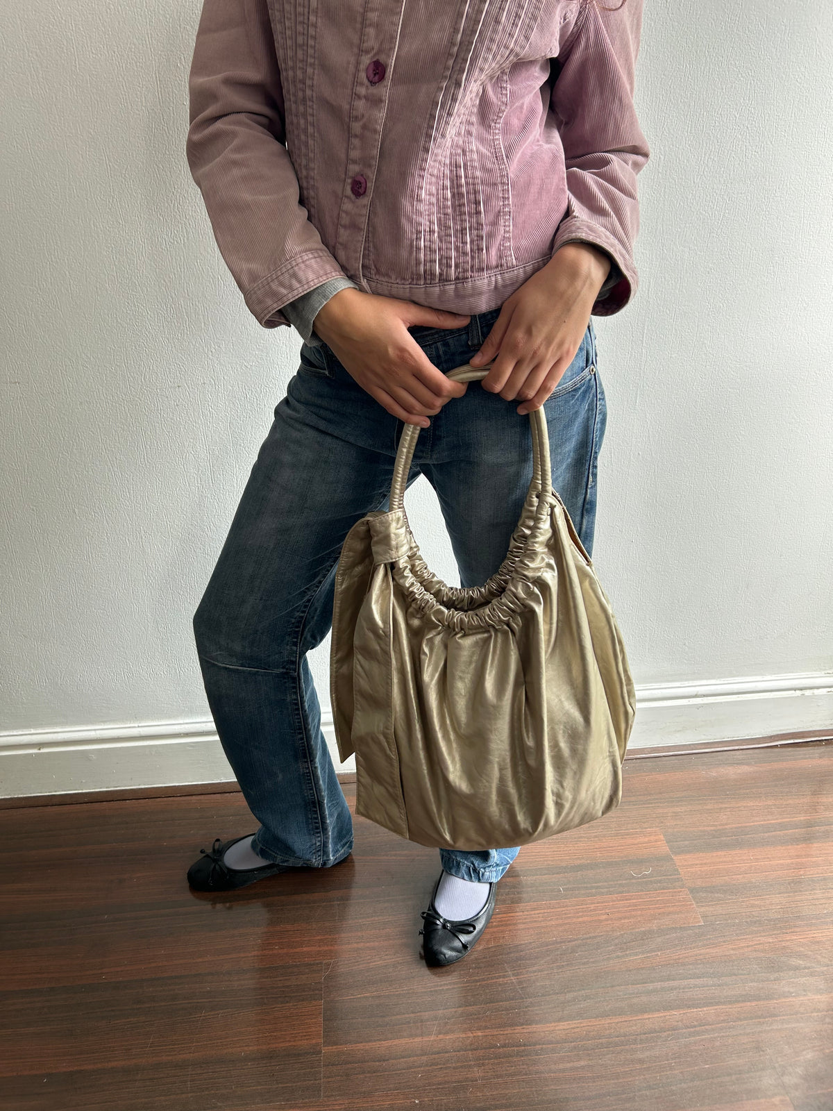 Big Gold Handbag