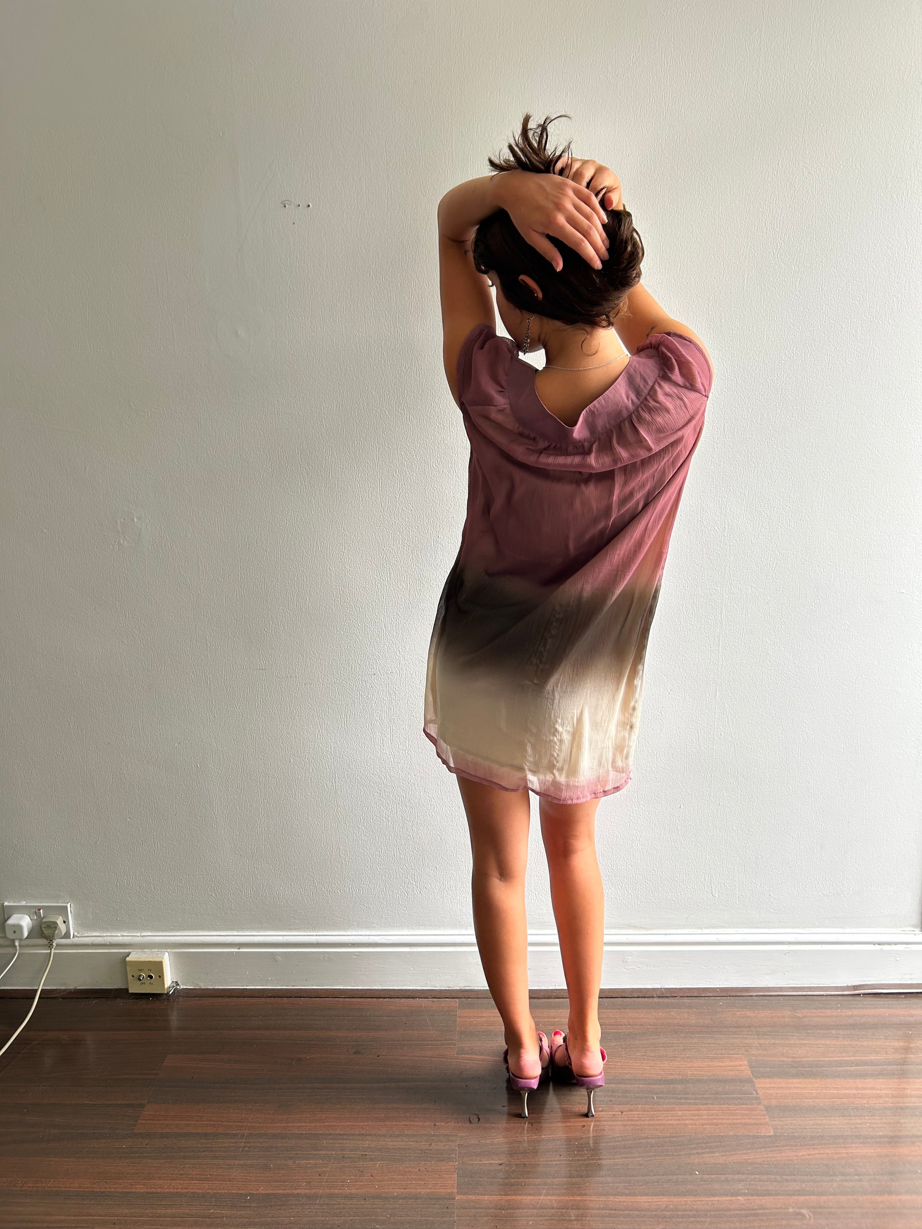 Vintage Gradient Dress