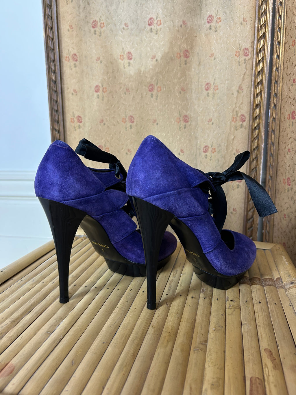 faith velvet heels