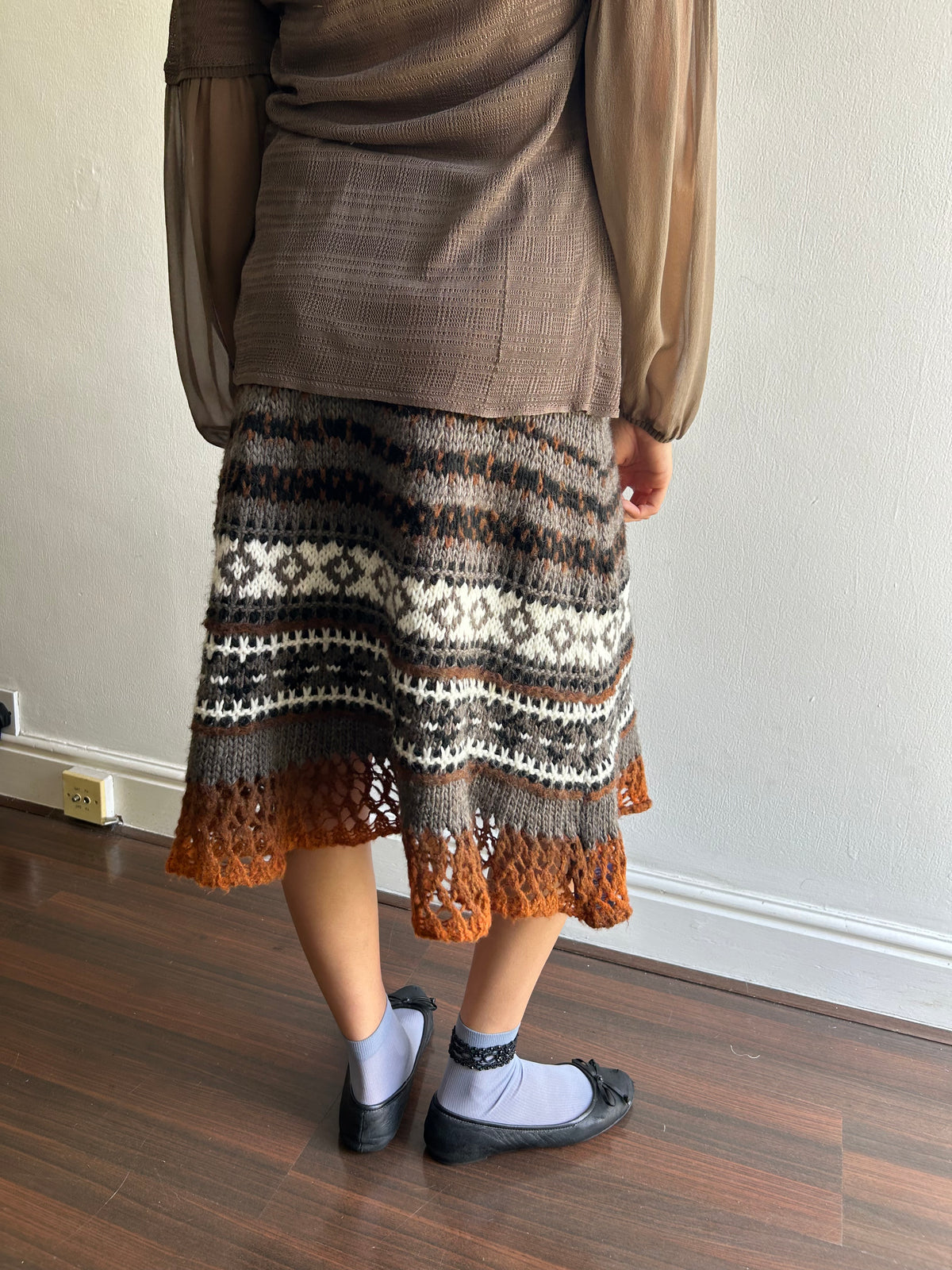 Autumn Crochet Skirt