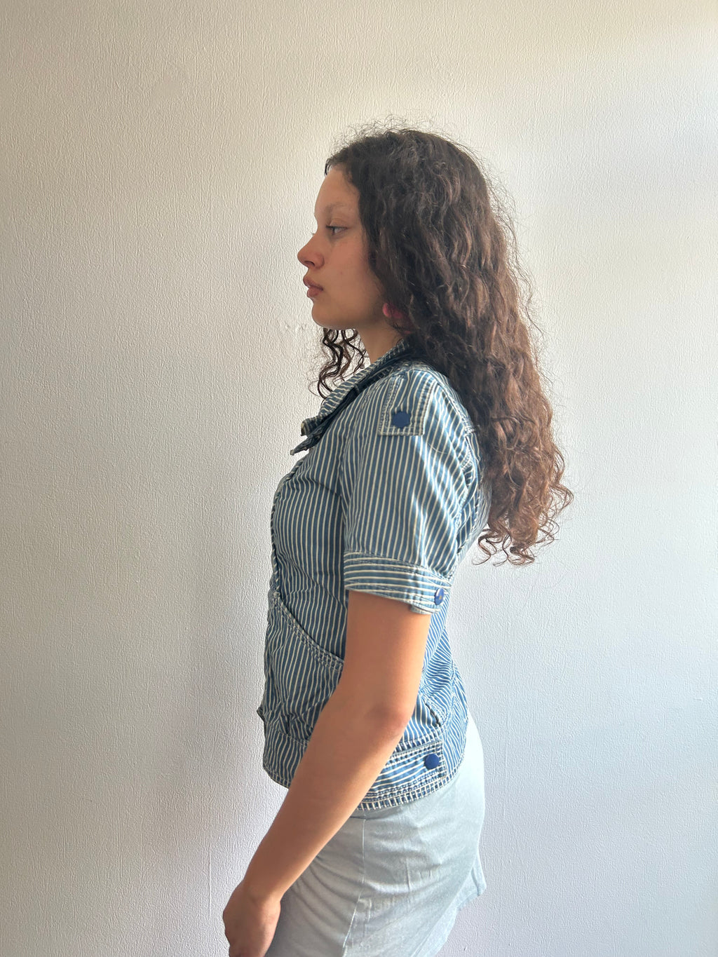 Vintage Sailor Style Workwear Top