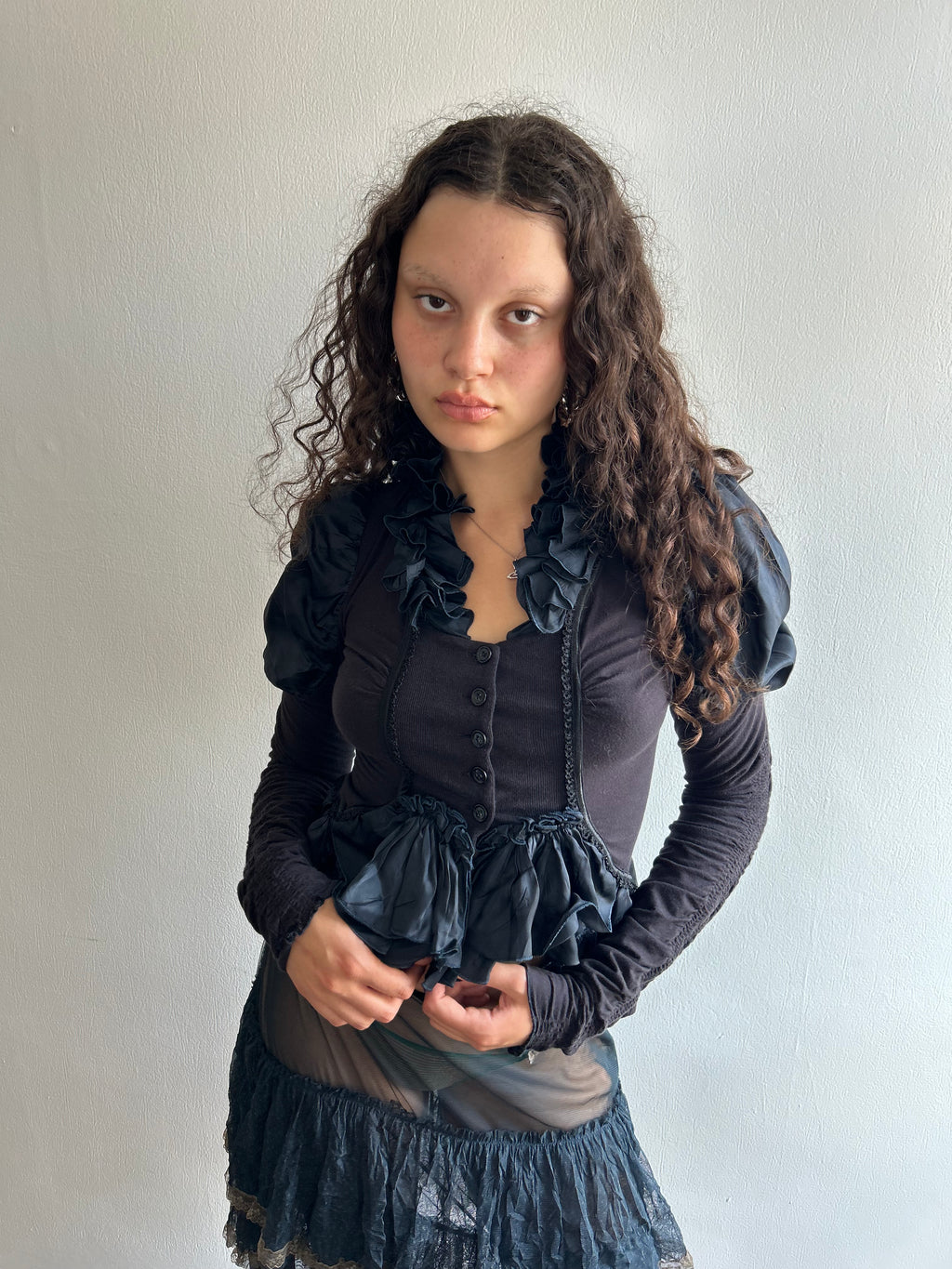HIGH Victorian Style Blouse