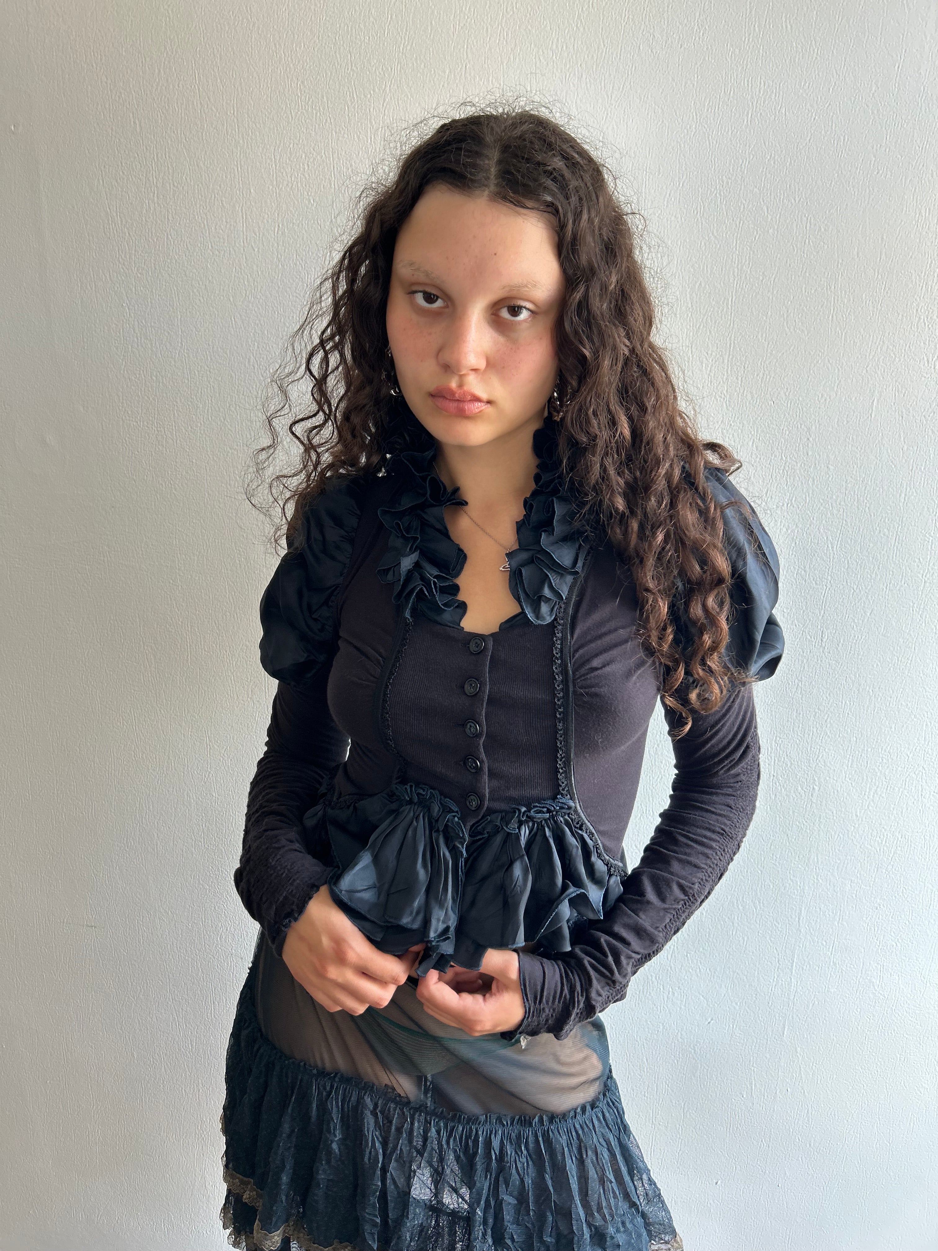 HIGH Victorian Style Blouse