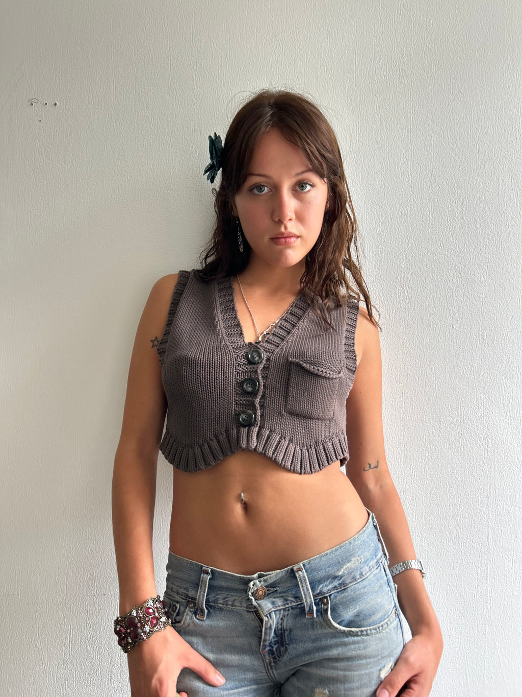 Cop Copine Knit Crop Top
