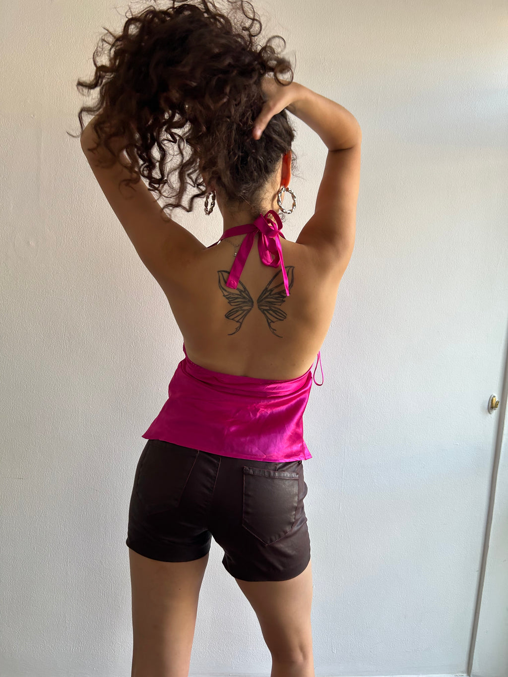 Cop Copine Burgundy Shorts