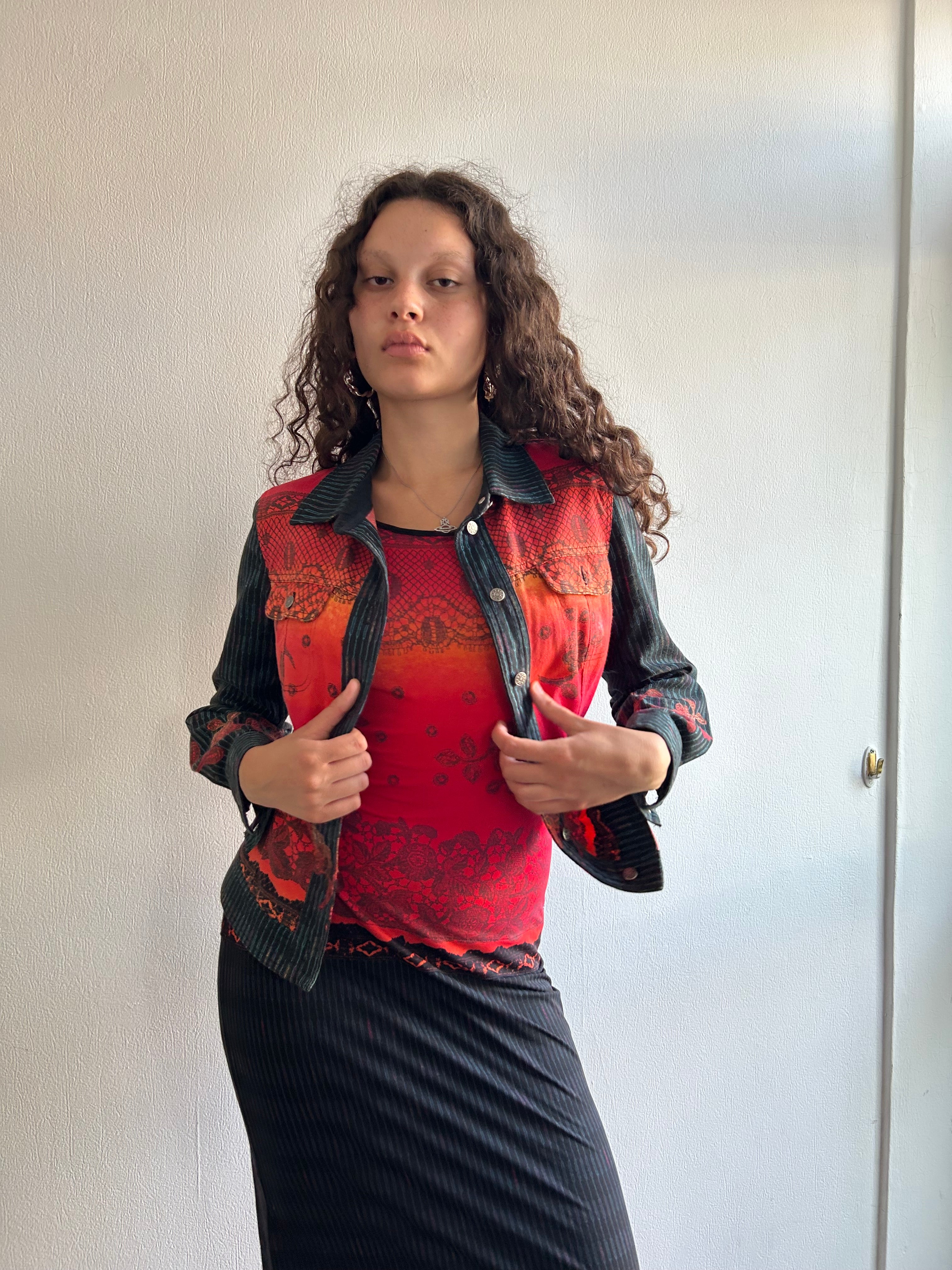 Whimsical Button Up Jacket