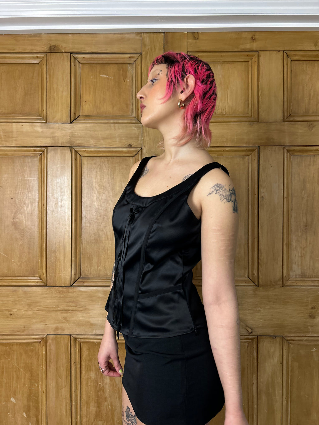 Black Corset Style Top