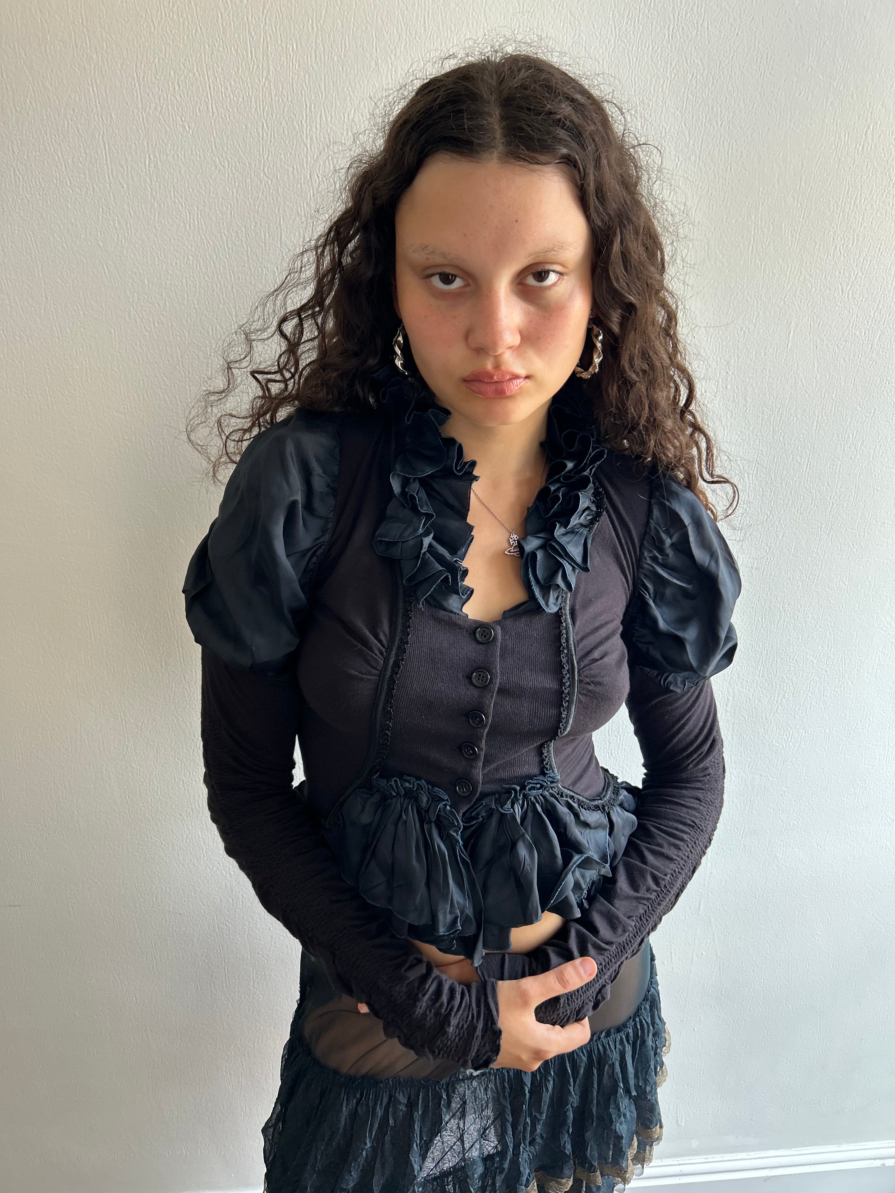 HIGH Victorian Style Blouse