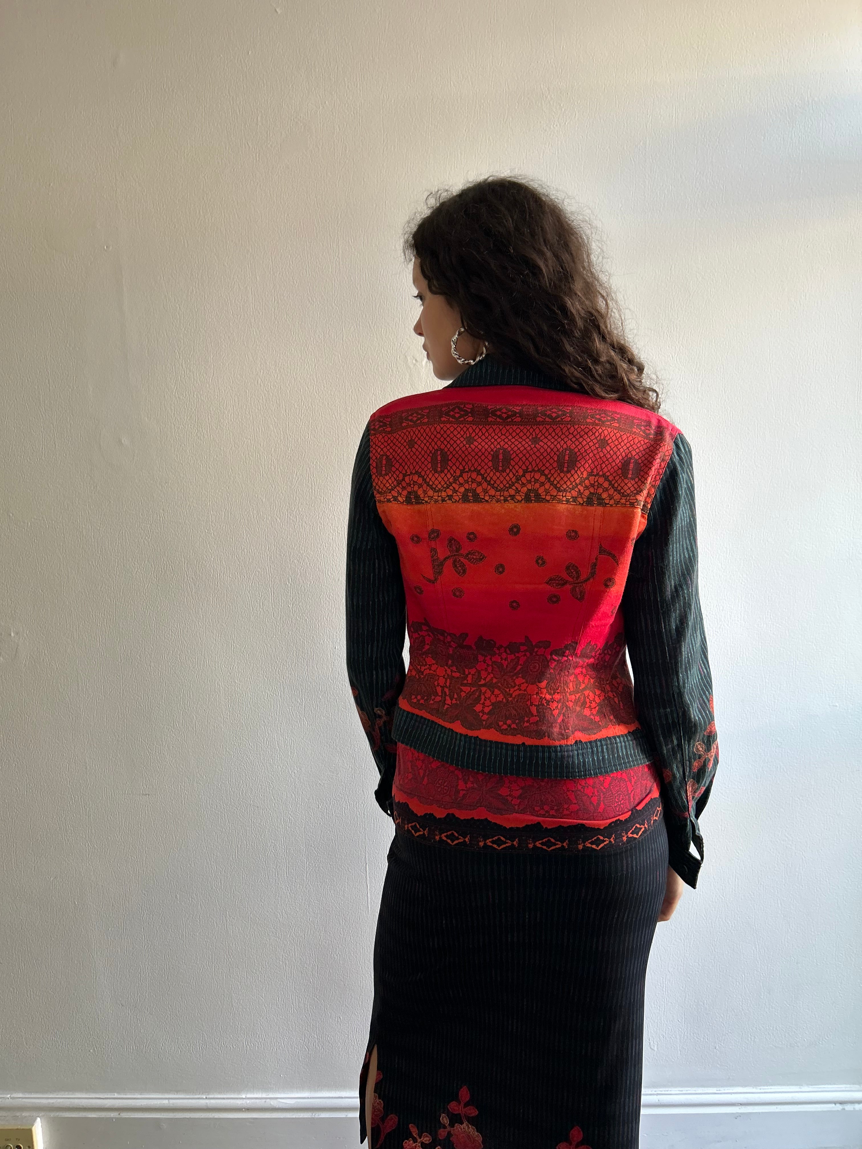 Whimsical Button Up Jacket